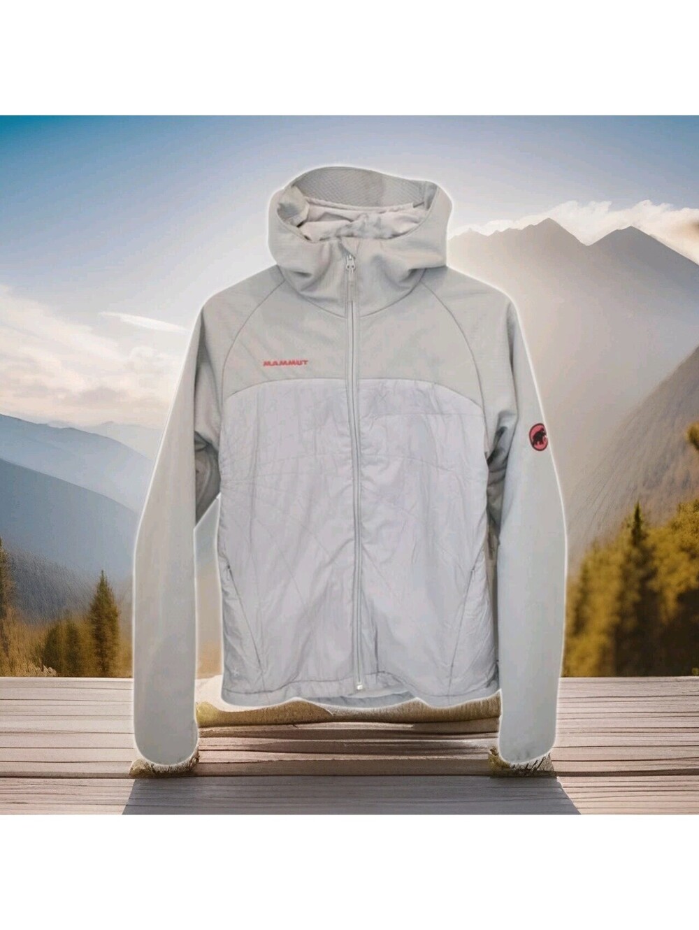 Mammut Stratus Hybrid Jacket Winter Hoodie Coat Primaloft Ajungilak Women Medium